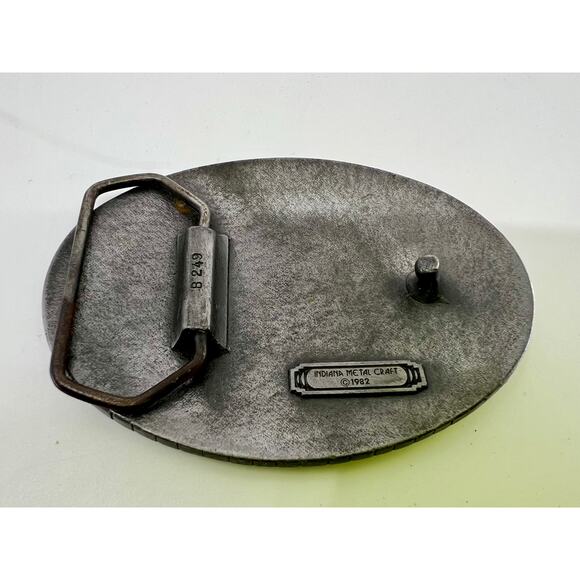 VTG 82 If You Ain't...Western Humor Solid Brass Belt Buckle Made in USA - Picture 4 of 4